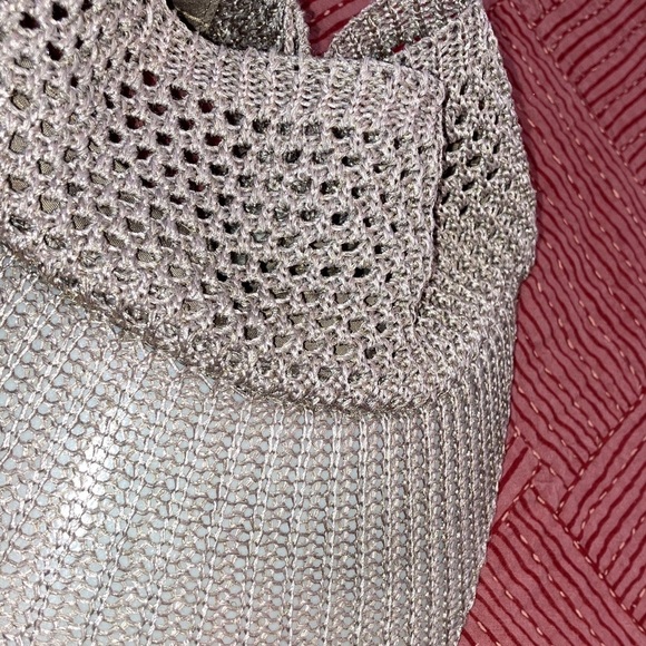 Stylish Tan sparkly gold tone Visor Cap - Picture 11 of 11